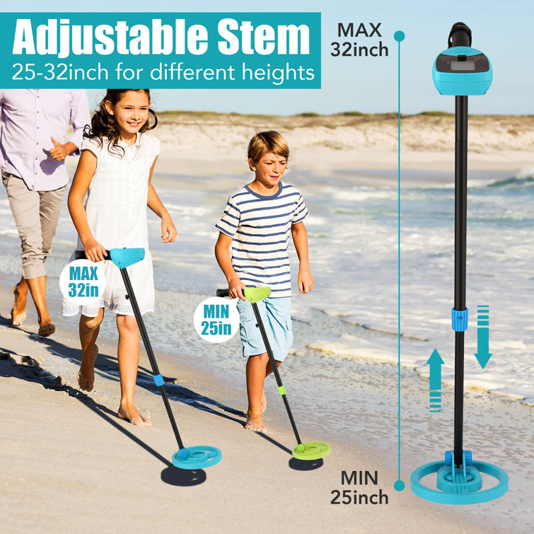 Himimi Adjustable Kids Metal Detector with Display LCD 7.5 Inch